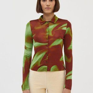 Paloma Wool Oboe Fitted Button Up